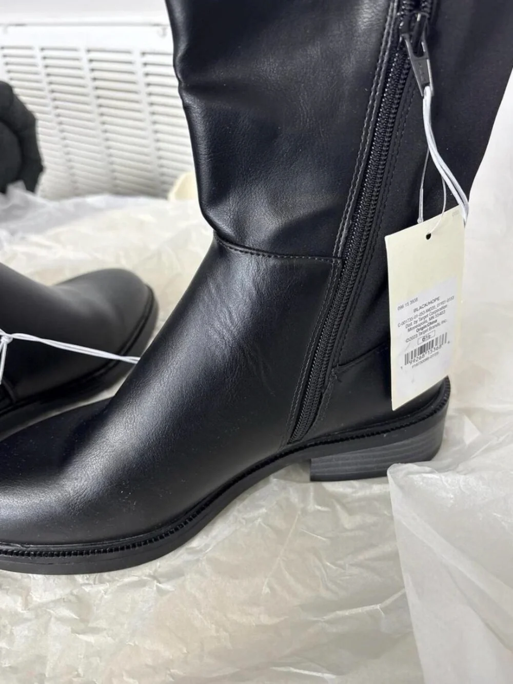 a new day Black Over-the-Knee Flat Riding Boots